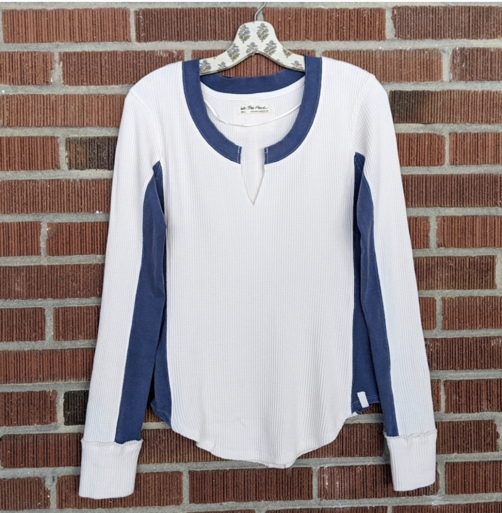 FREE PEOPLE To The Wild Thermal Top / Ivory Combo